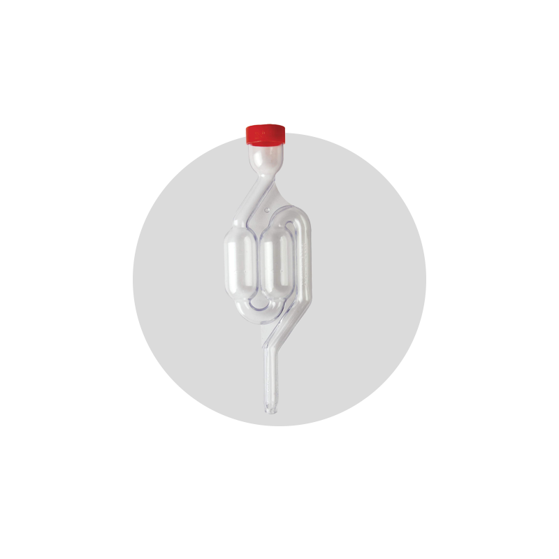 Barboteur plastique + capuchon blanc – Brewlor